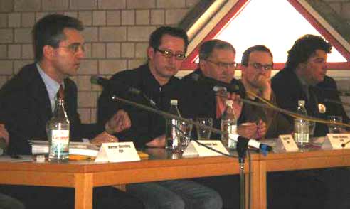 Dietrich Birk, Helge Thiele, Peter Hofelich, Henning Schürig und Stefan Dreher