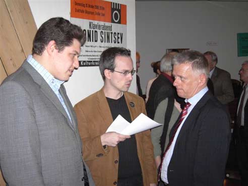 Michael Joukov, Henning Schürig und Fritz Kuhn