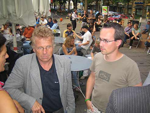 Daniel Cohn-Bendit und Henning Schürig
