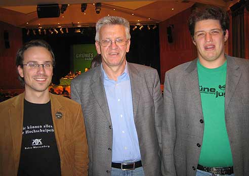 Henning Schürig, Winfried Kretschmann und Michael Joukov
