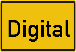 Digital (Ortsschild)