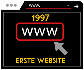 Erste Website 1997 - vor 20 Jahren