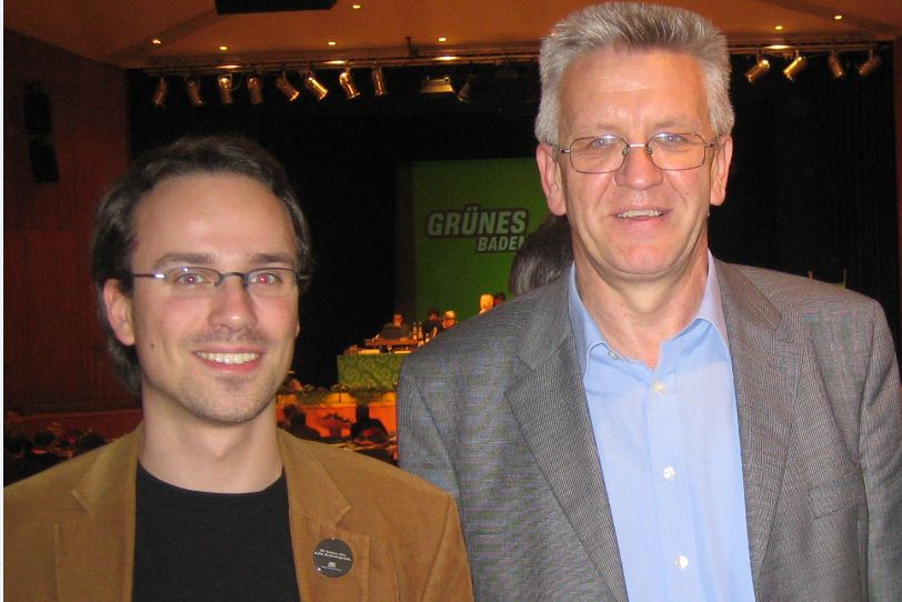 Henning Schürig und Winfried Kretschmann (2005)