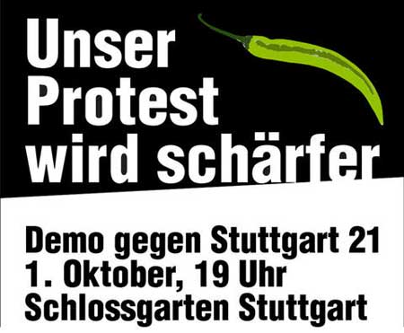 Demo in Stuttgart am 1. Oktober 2010 (Stuttgart 21)