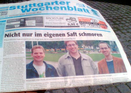 Stuttgarter Wochenblatt: Dick auf der Titelseite
