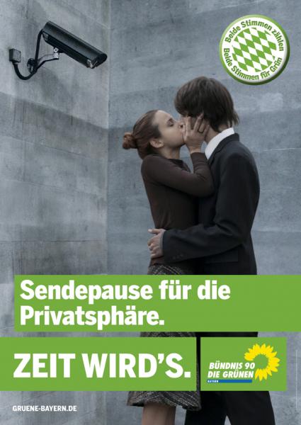 Wahlplakat Bündnis 90/Die Grünen Bayern (Landtagswahl 2008)